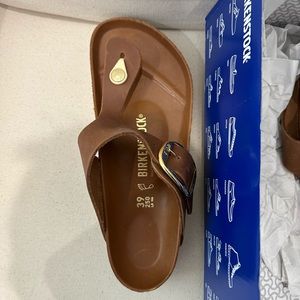 Birkenstock Gizeh Big buckle Cognac